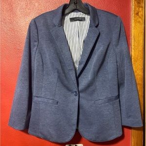 The Limited Heather Blue Blazer Jacket